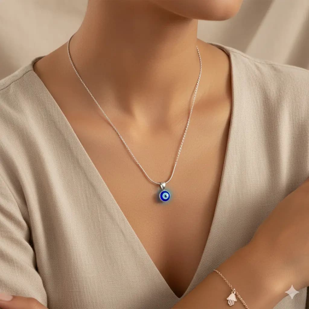 Lucky Evil Eye Necklace for Women